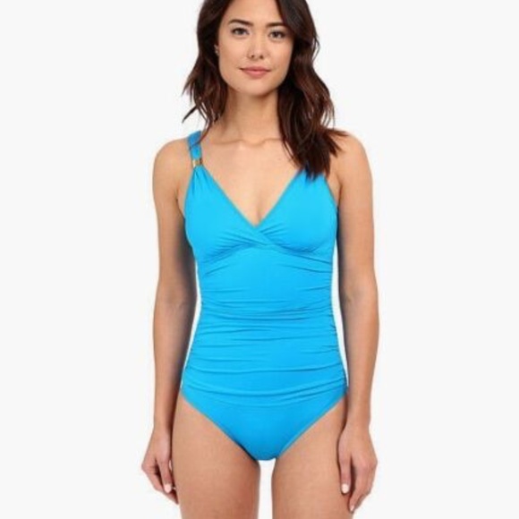 NWT Ralph Lauren Beach‎ Club Shirred One Piece 6 - Picture 3 of 6